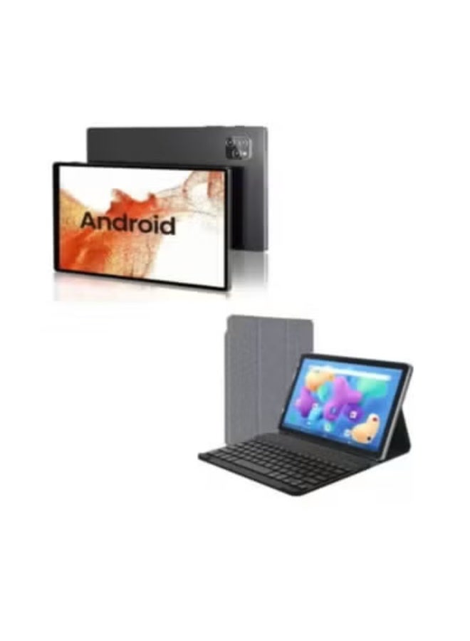 AIR TAB تابلت ذكي أندرويد 13 بحجم 8 إنش مع 16 جيجابايت رام و 1 تيرابايت تخزين | شريحة مزدوجة LTE + واي فاي | معالج رباعي النواة | يتضمن لوحة مفاتيح لاسلكية | تابلت خفيف الوزن ومحمول للعمل والسفر والدراسة والترفيه - Image 2